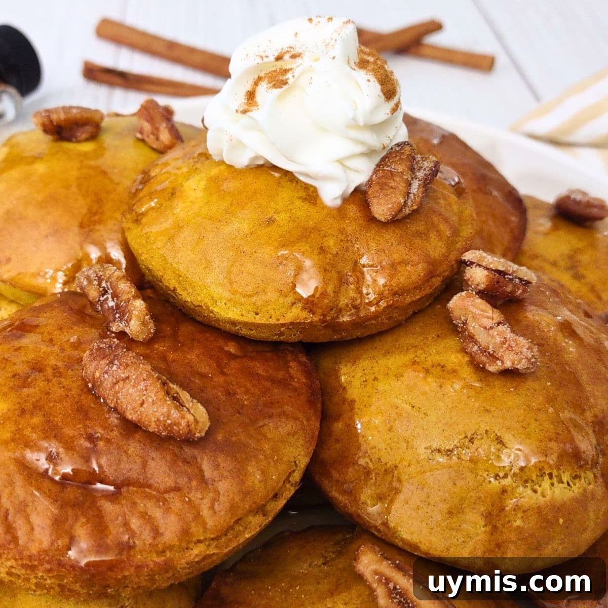 Fall Pumpkin Rice Krispie Treats with Rolos 19 air fryer pumpkin pancakes recipe dinners done quick featured image