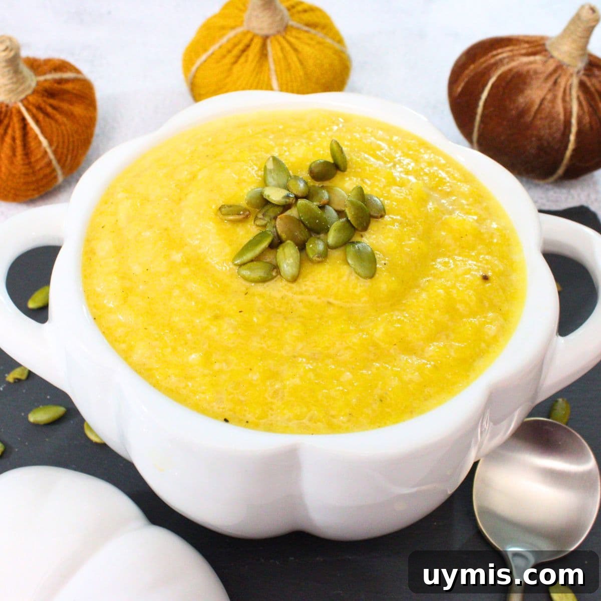 Fall Pumpkin Rice Krispie Treats with Rolos 21 air fryer pumpkin soup recipe dinners done quick featured image