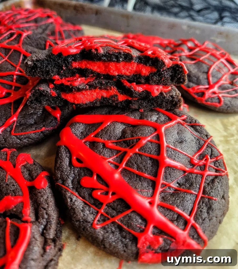 Vampire Cheesecake Cookies