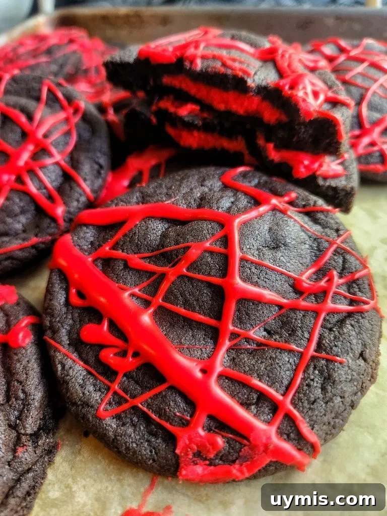 Vampire Cheesecake Cookies