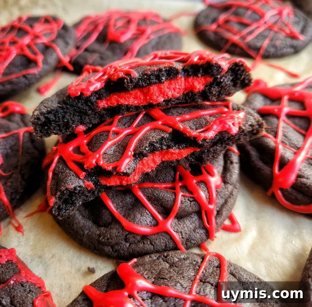 Vampire Cheesecake Cookies