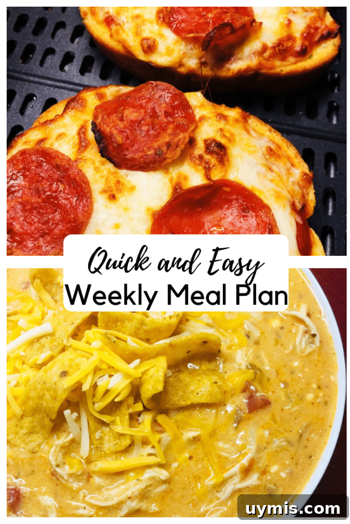 7-Day Meal Plan for Week of Feb 23 7 Quick and Easy Weekly Meal Plan