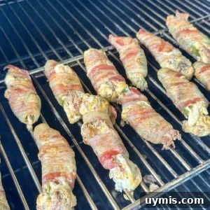 Texas Twinkies Brisket Jalapeno Poppers 3 texas twinkies on the grill
