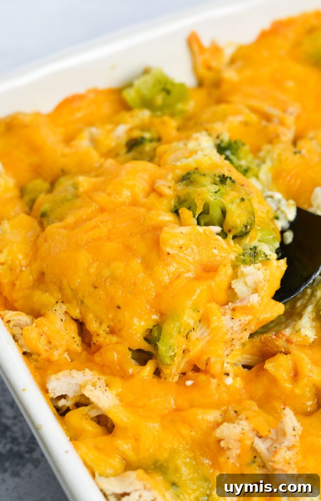 Keto Cheesy Chicken Broccoli Casserole with Cauliflower Rice 3 Cheesy Keto Chicken and Broccoli Casserole in a skillet