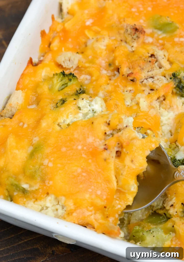 Keto Cheesy Chicken Broccoli Casserole with Cauliflower Rice 5 Serving of keto chicken and broccoli casserole
