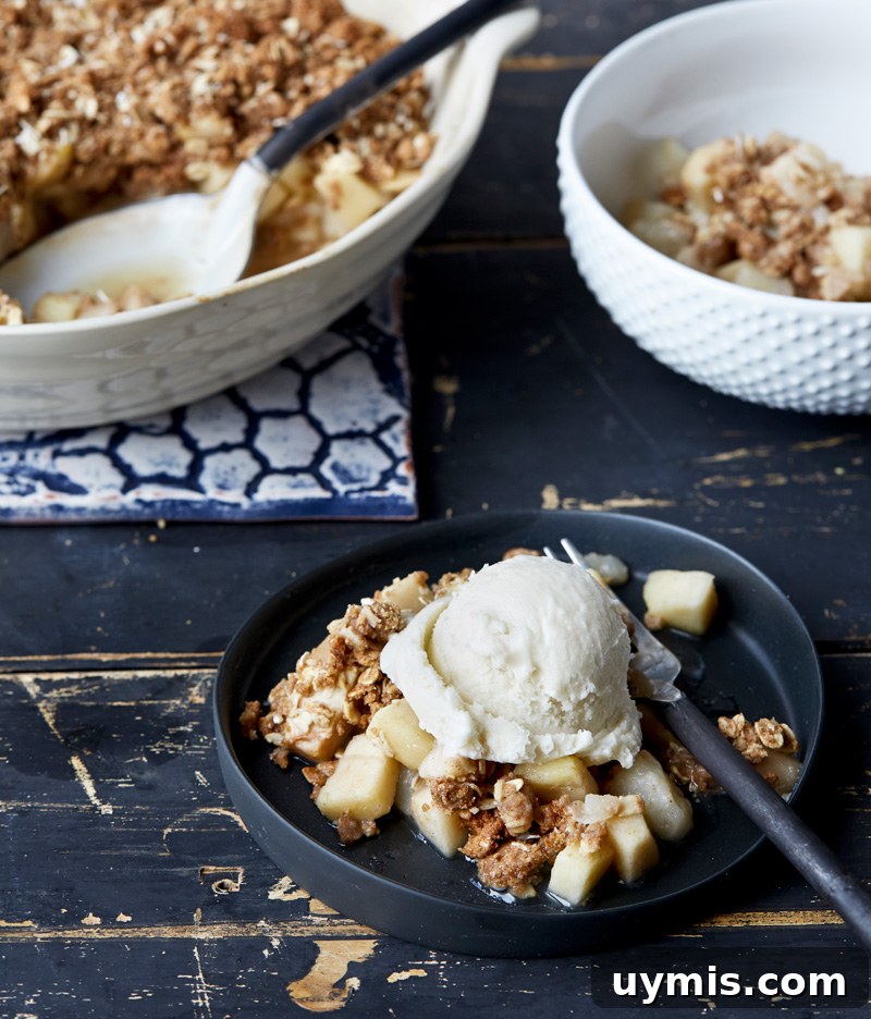 Gingerbread Pear Crumble Recipe for the Holidays 2 Vegan Holiday Gingerbread Pear Crumble From OATrageous Oatmeals