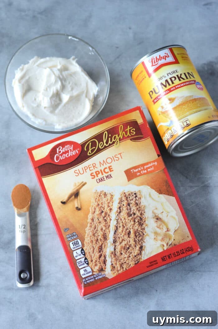Moist Pumpkin Bars Recipe Made with Cake Mix 3 Cake Mix Pumpkin Bars