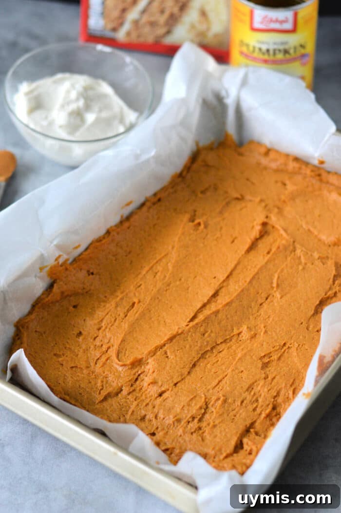 Moist Pumpkin Bars Recipe Made with Cake Mix 5 Libby's Pumpkin Bars Recipe