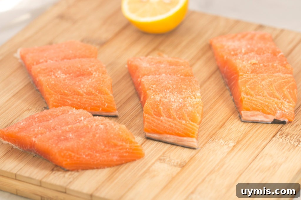 Pan-Seared Salmon Recipe with Crispy Skin and Lemon Butter 4 pan seared salmon