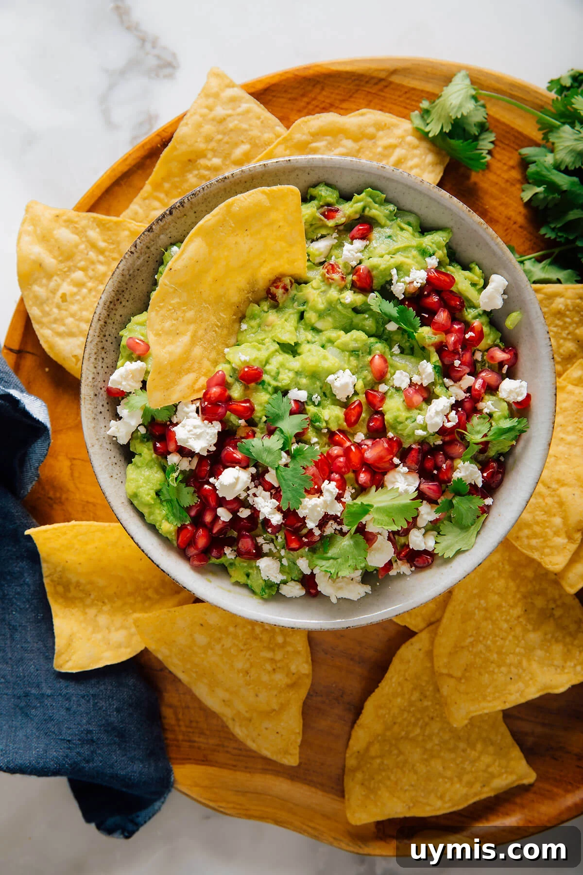 Holiday Pomegranate Guacamole Recipe 2 pomegranate guacamole