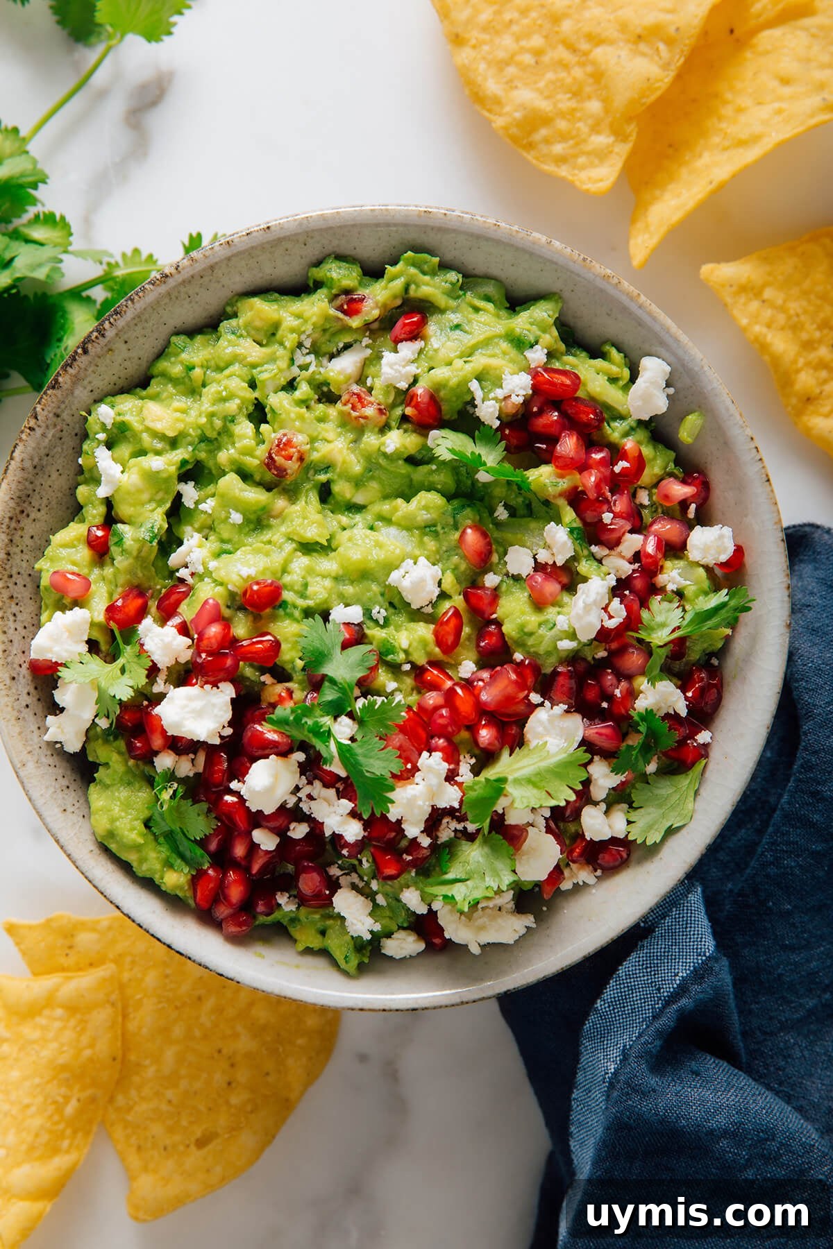 Holiday Pomegranate Guacamole Recipe 7 pomegranate guacamole with feta