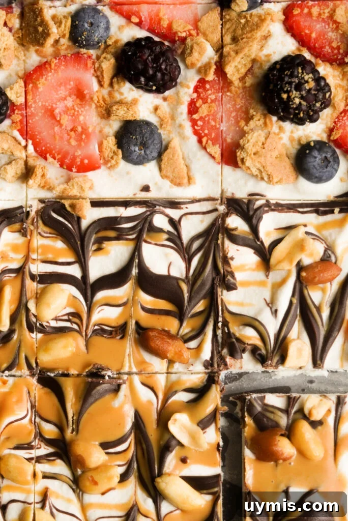 Viral High Protein Frozen Cottage Cheese Bark 2 frozen cottage cheese bark cut into slices