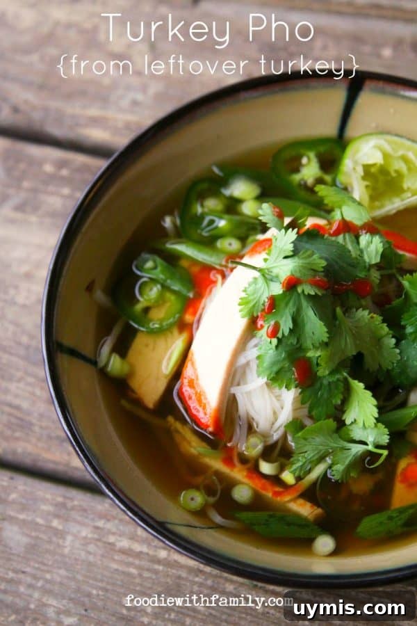 Turkey Pho Recipe: Turn Leftover Roast Turkey into Pho 2 Turkey Pho is a welcome change to the usual leftover turkey program!