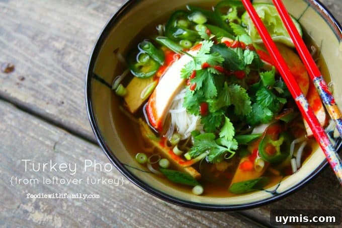 Turkey Pho Recipe: Turn Leftover Roast Turkey into Pho 4 Use your leftover Thanksgiving turkey to make Turkey Pho!