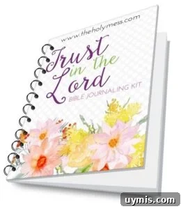How to Make Bible Journaling More Meaningful 8 Trust in the Lord Bible Journaling Kit