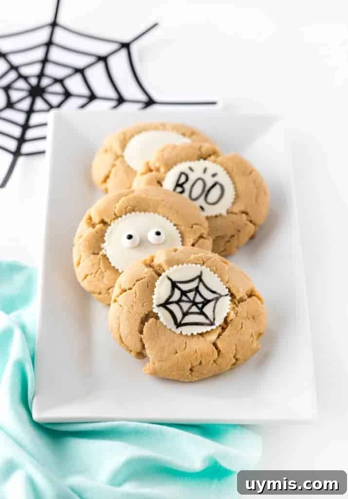 Halloween Eyeball Cookies with Peanut Butter Cups 14 img 15714 15