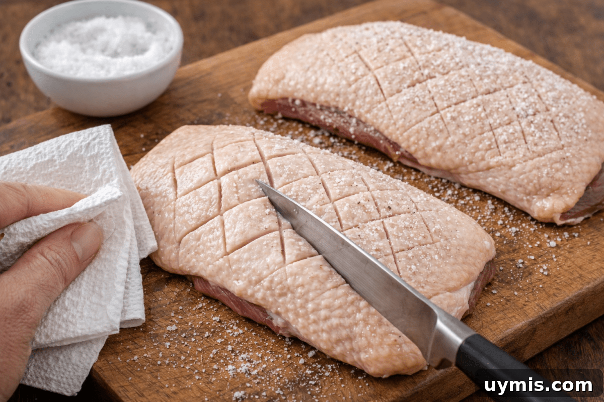 Big Green Egg Duck Breast with Crispy Seared Skin 3 How to Sear Duck Breast on the Big Green Egg