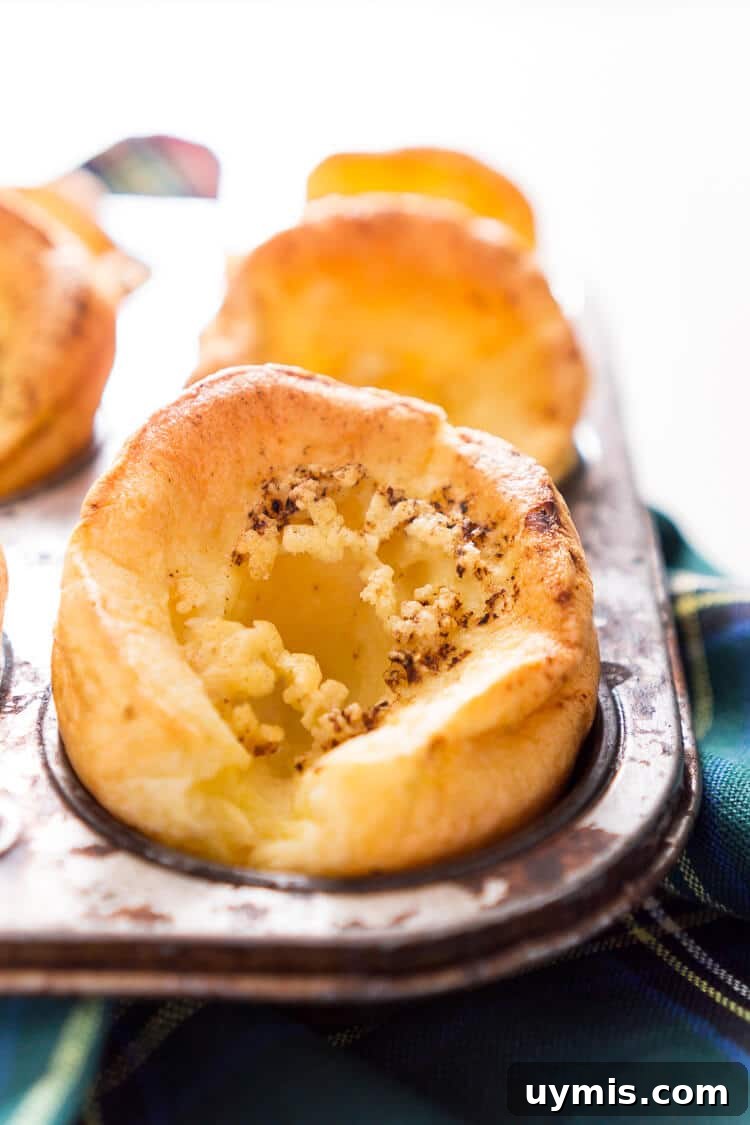 Classic Yorkshire Pudding Recipe 2 Easy Yorkshire Pudding Popovers made with five simple ingredients, perfect for a Sunday roast or breakfast with jam