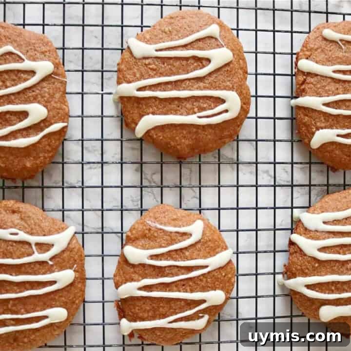 the best amazing applesauce cookies on wire rack