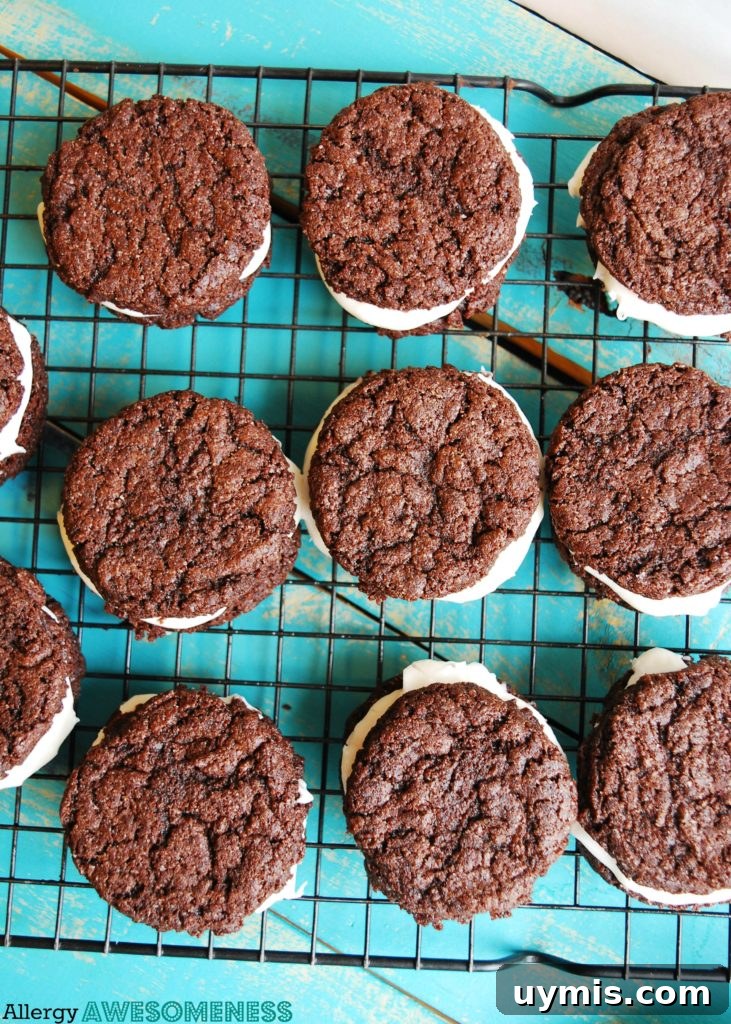 Vegan Homemade Oreos Free of Top 8 Allergens 3 Allergy-friendly Homemade Oreo Recipe by AllergyAwesomeness.com