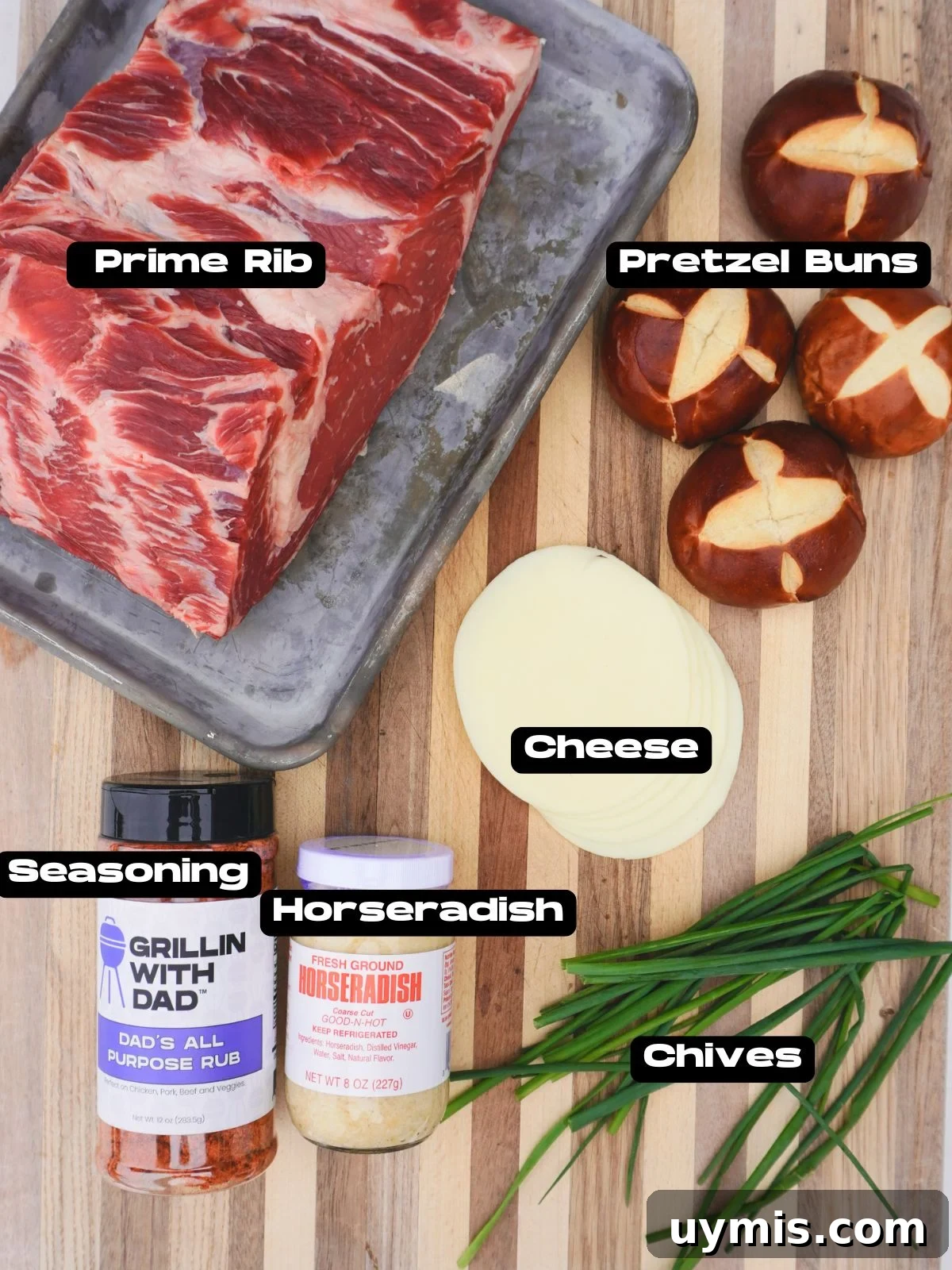 Grilled Prime Rib Sliders with Horseradish Sauce 3 Grilled Prime Rib Sliders Ingredients.