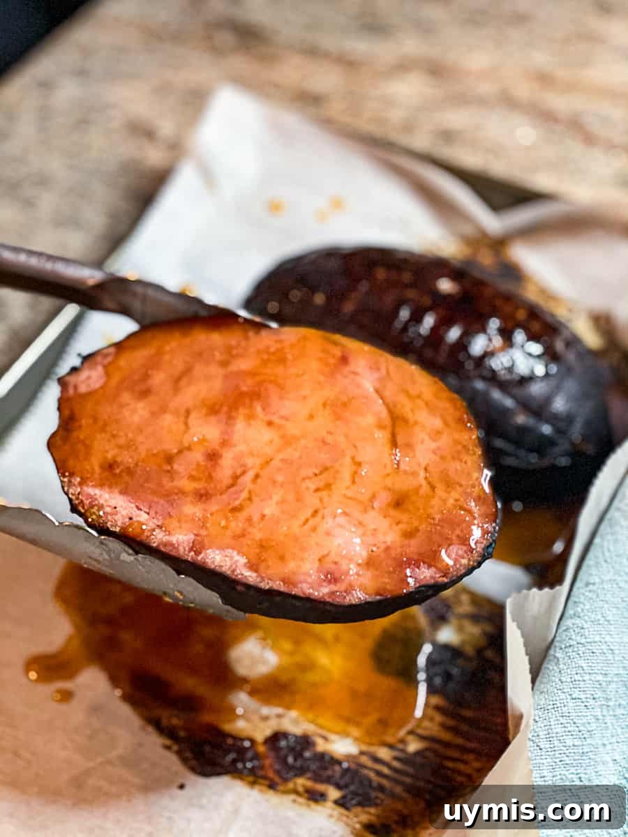 Honey-Glazed Ham Nuggets Recipe with Small Boneless Ham 8 Heated Ham Nugget with glaze.