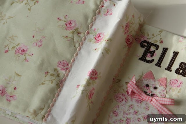 Quiet Book Sew Along Part 9 Finishing Your Book 13 Decorative stitching on quiet book binding