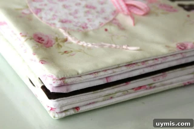 Quiet Book Sew Along Part 9 Finishing Your Book 7 Aligned quiet book pages after sewing