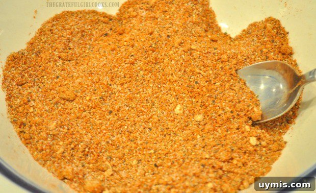 Dry Rub Spice Mix Dry rub spice mix for seasoning turkey breast before smoking