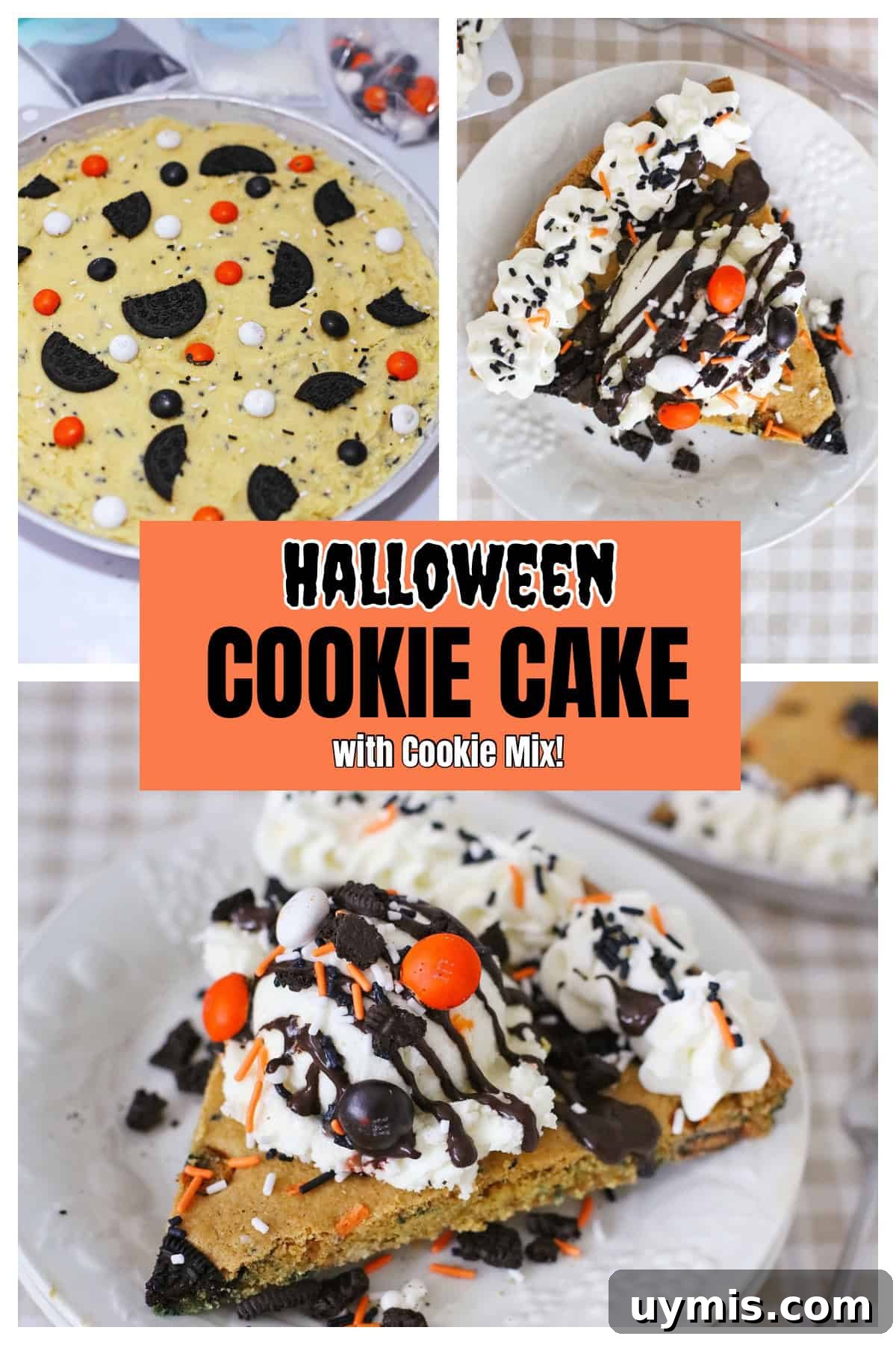 Spooky Halloween Cookie Cake Recipe 7 Halloween Cookie Pin