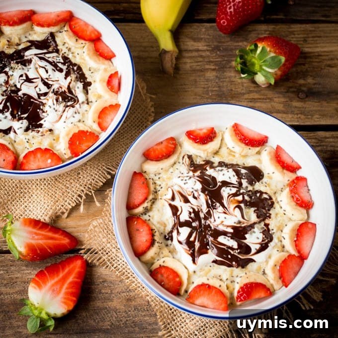 Loaded Oatmeal Recipe with Fruit, Nuts, and Seeds 5 Fully Loaded Oatmeal - Who says my breakfast can't look like dessert!