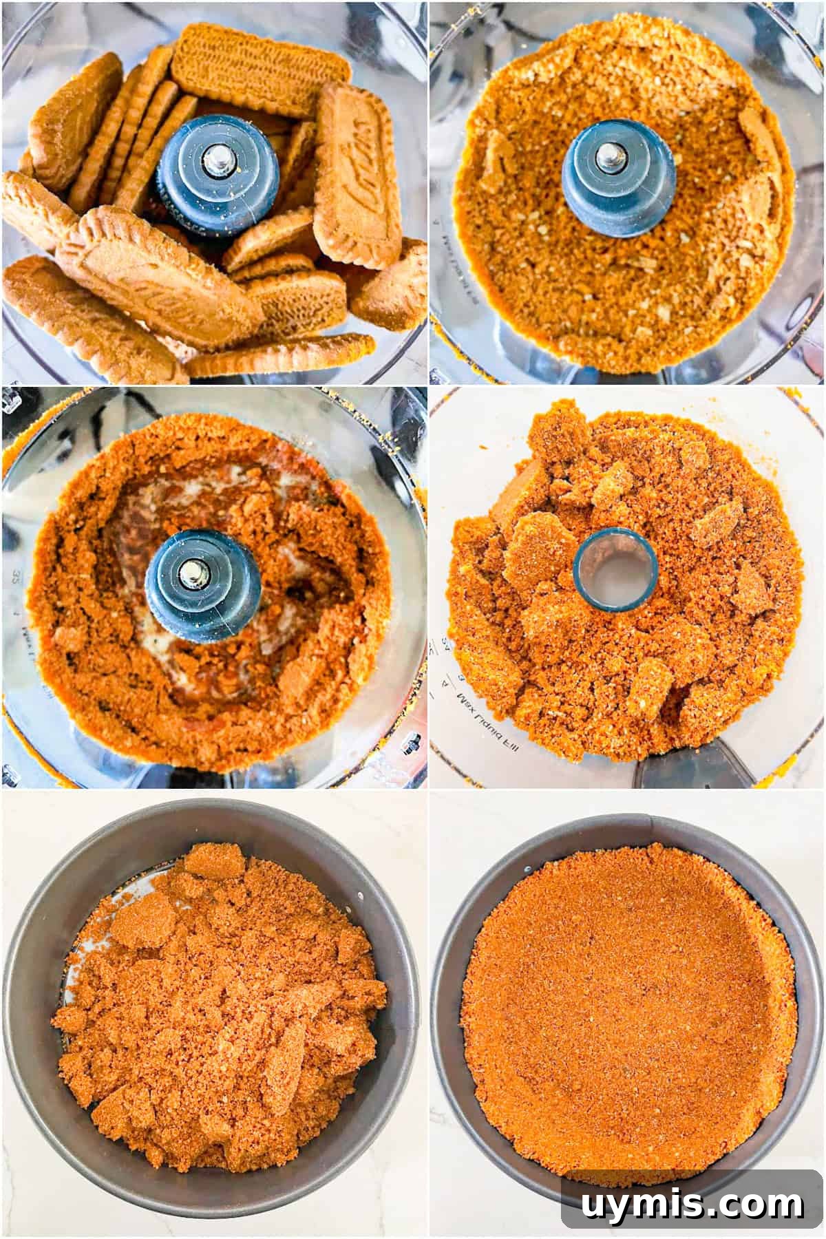 Biscoff Cookie Crust Recipe 4 pressed biscoff cheesecake crust