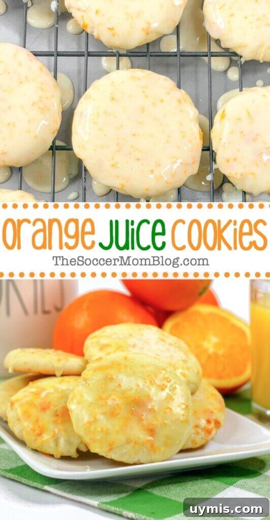 Zesty Orange Juice Cookie Recipe with Citrus Glaze 9 If you're craving a cookie that's anything but ordinary, then our fresh orange juice cookies are a must-try! Light and fluffy in the middle with chewy golden brown edges