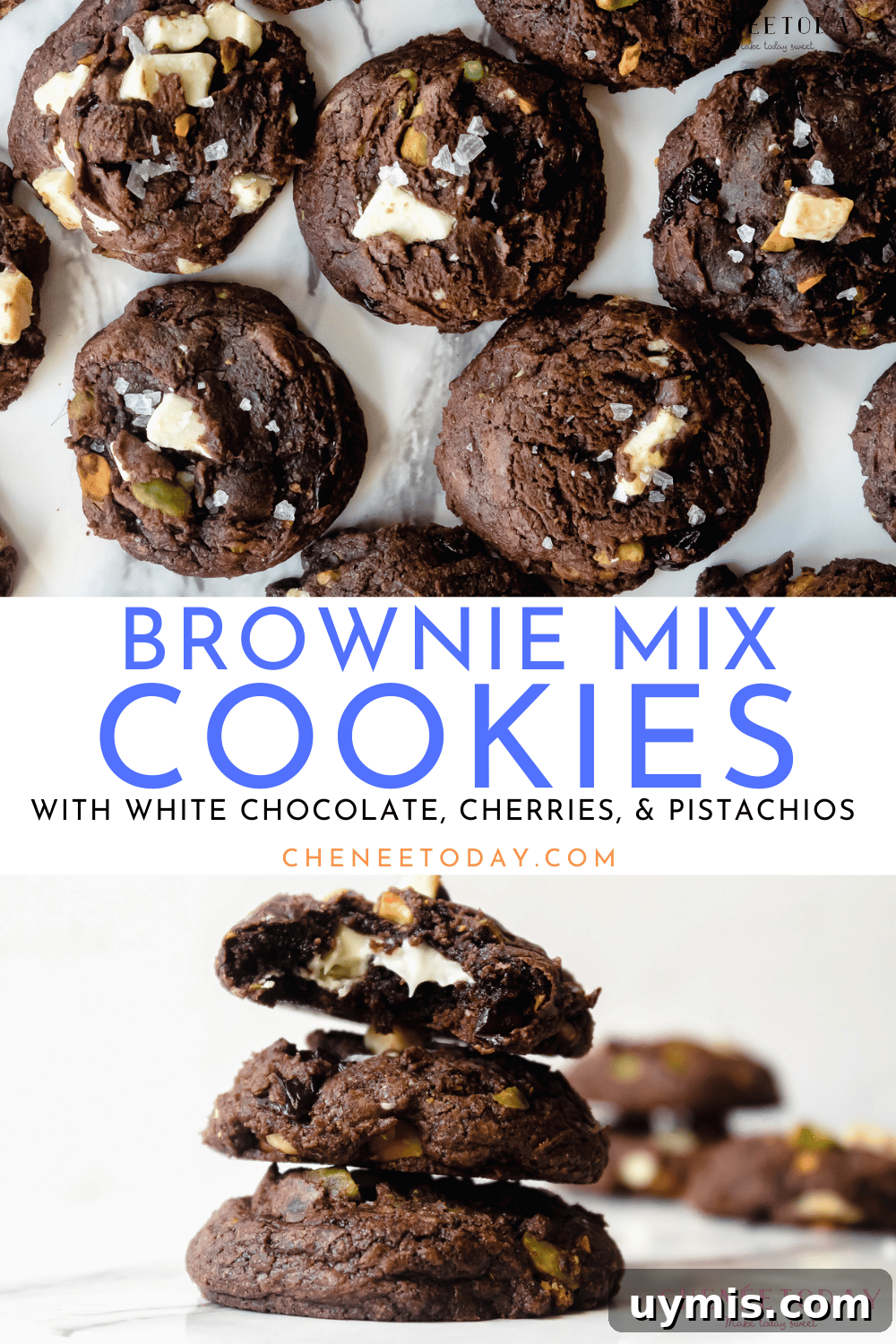 White Chocolate Cherry Pistachio Brownie Mix Cookies 8 img 246 7