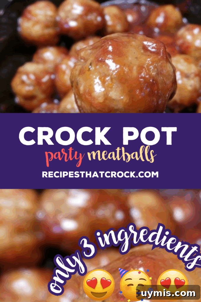 Sweet and Tangy Cocktail Meatballs with Honey-Garlic Glaze 4 Crock Pot Party Meatballs