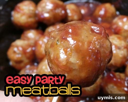 Sweet and Tangy Cocktail Meatballs with Honey-Garlic Glaze 6 Crockpot Meatballs