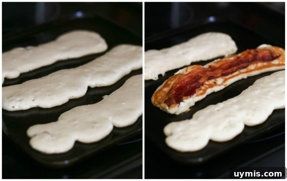 Maple Bacon Pancake Dippers Recipe 6 Bacon Pancake Dippers