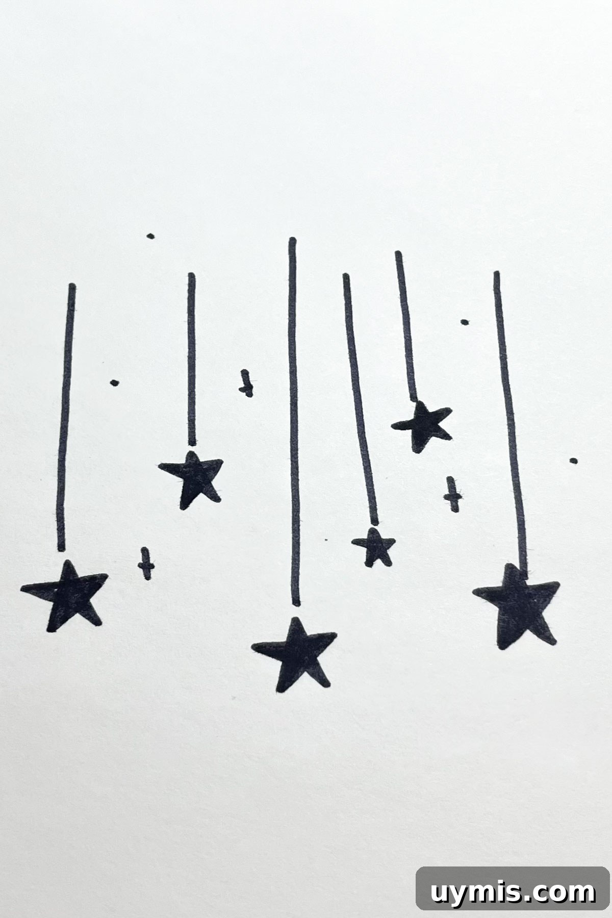 31 Star Drawing Ideas for Creative Sketch Inspiration 12 raining stars drawing