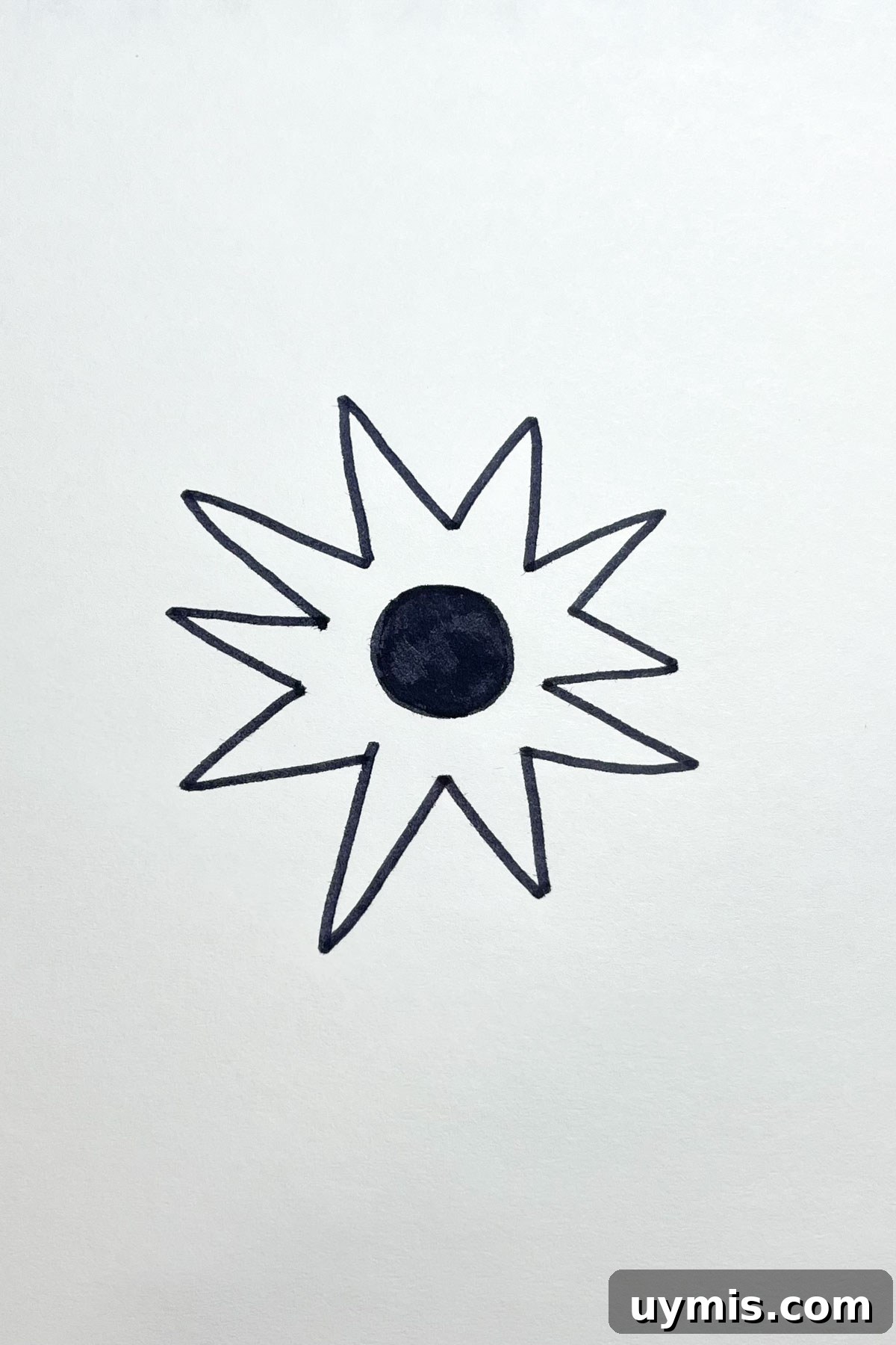 31 Star Drawing Ideas for Creative Sketch Inspiration 30 sunburst drawing