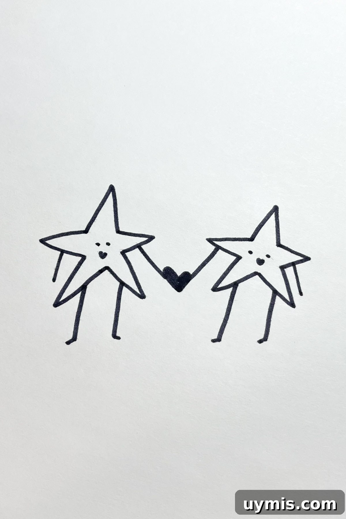 31 Star Drawing Ideas for Creative Sketch Inspiration 32 sharing hearts drawing