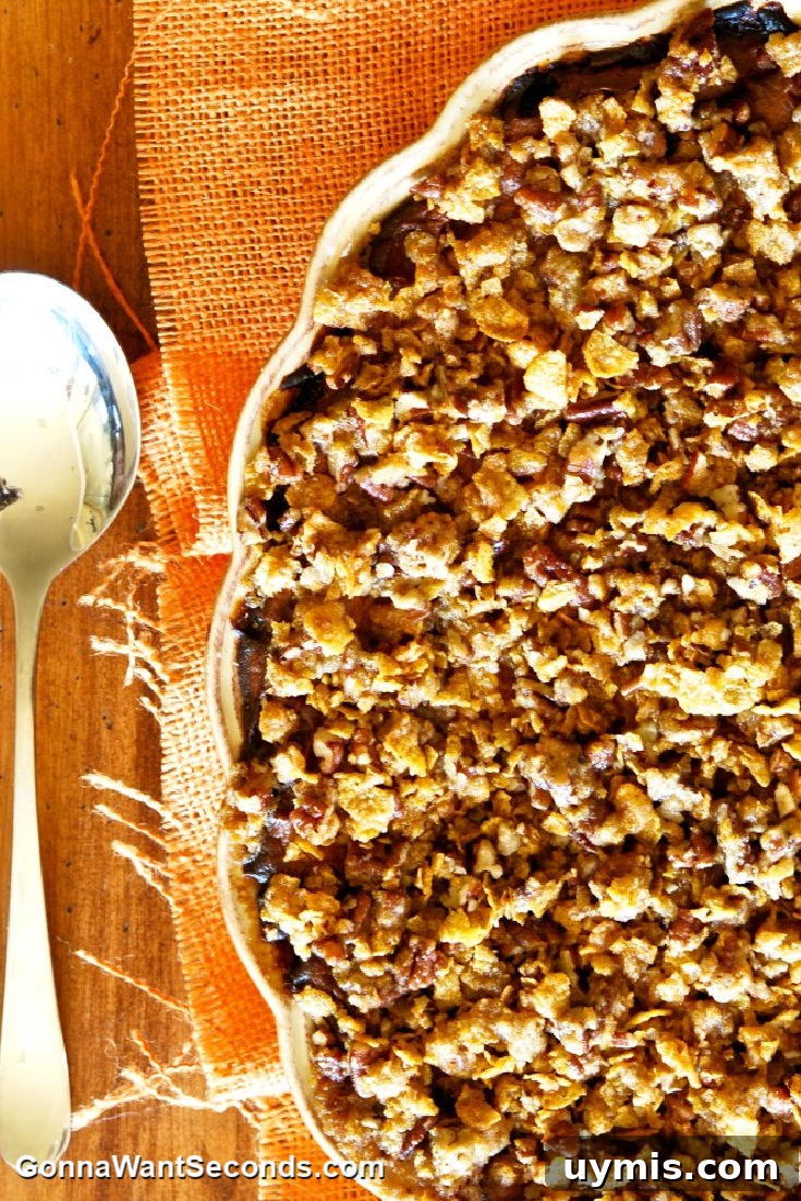 Sweet Potato Casserole with marshmallows, coconut and a cornflake pecan topping sweet potato casserole top shot
