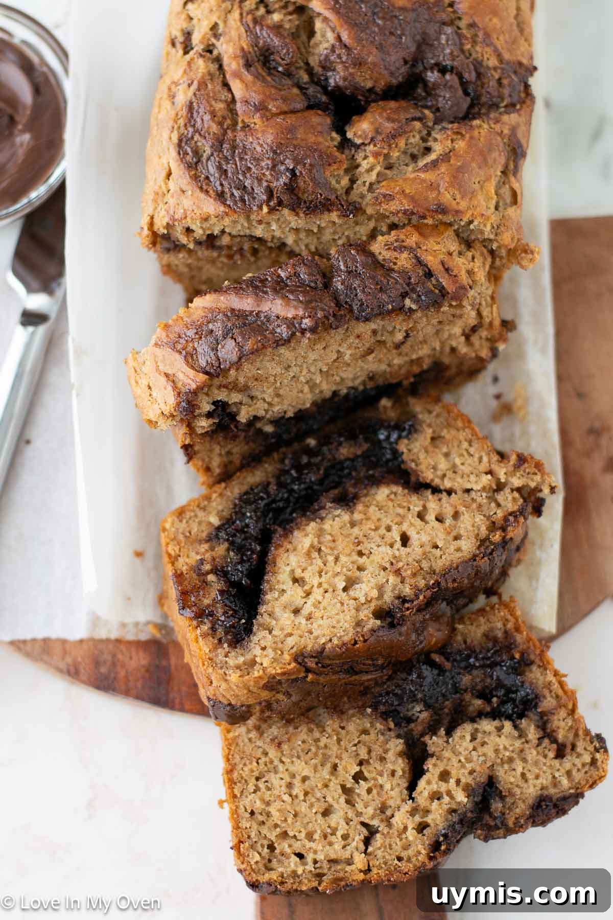 Nutella Swirl Banana Bread Recipe 2 nutella banana bread