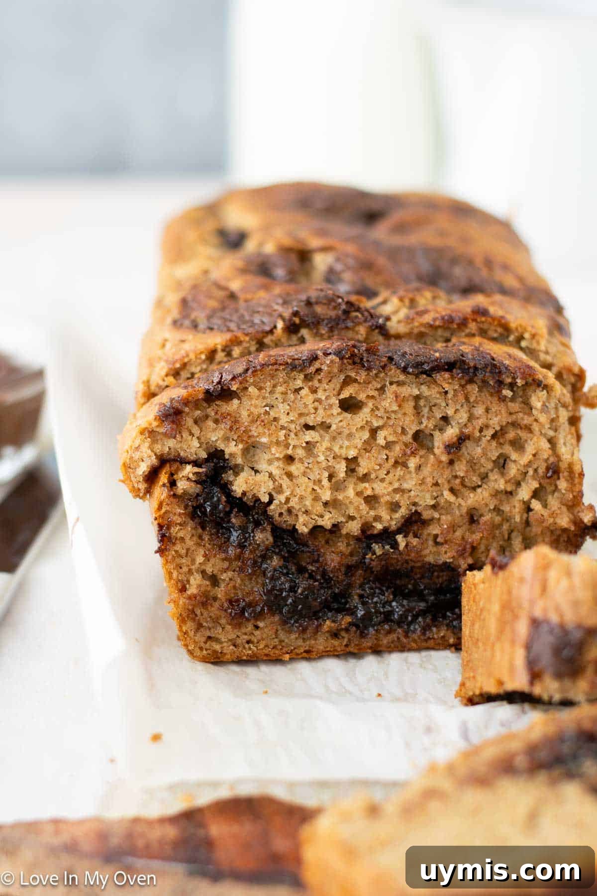 Nutella Swirl Banana Bread Recipe 3 nutella banana bread