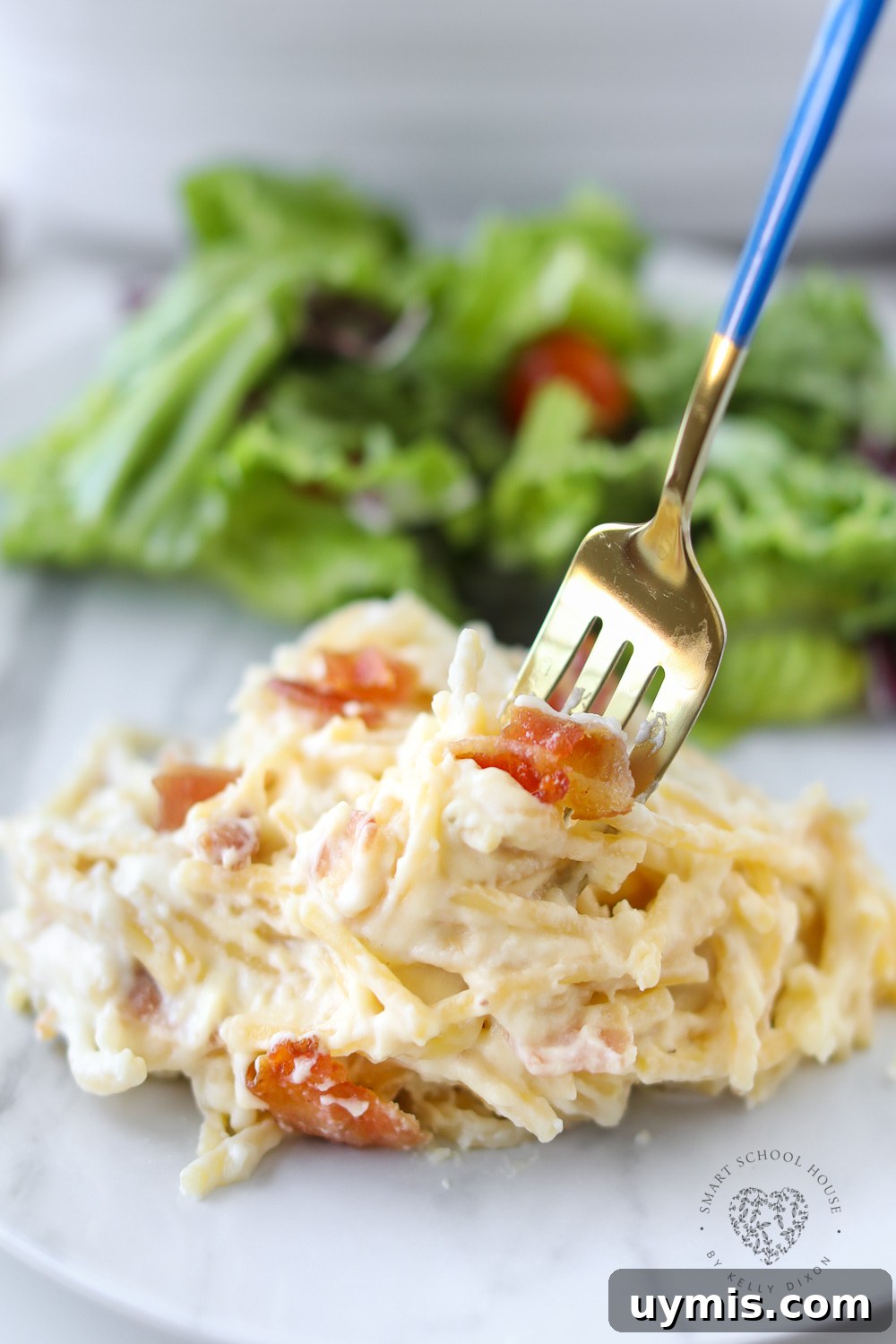 Creamy Bacon and Cream Cheese Spaghetti Recipe 7 My incredibly rich and decadent Bacon Cream Cheese Spaghetti is a delicious pasta recipe loaded with bacon and an addicting cream cheese sauce!