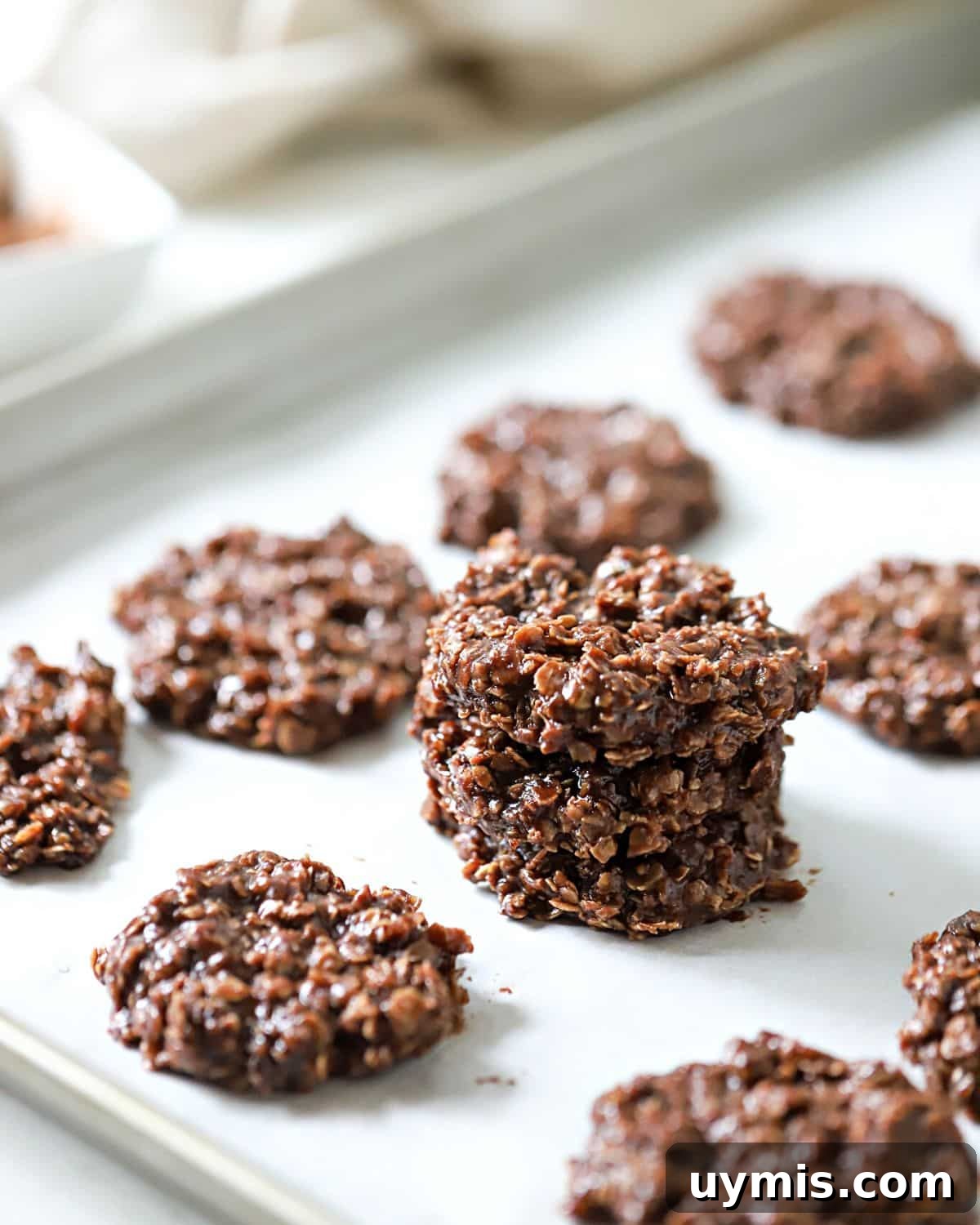 No-bake cookies without peanut butter.