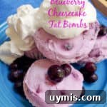 Keto Blueberry Cheesecake Fat Bombs Recipe