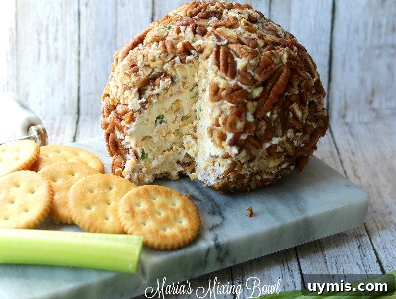 Cheddar Bacon Ranch Cheese Ball Recipe 5 Cheese ball with crackers