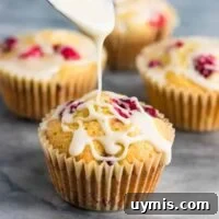 Cranberry Cream Cheese Muffins Recipe 11 Cranberry cream cheese muffins with glaze