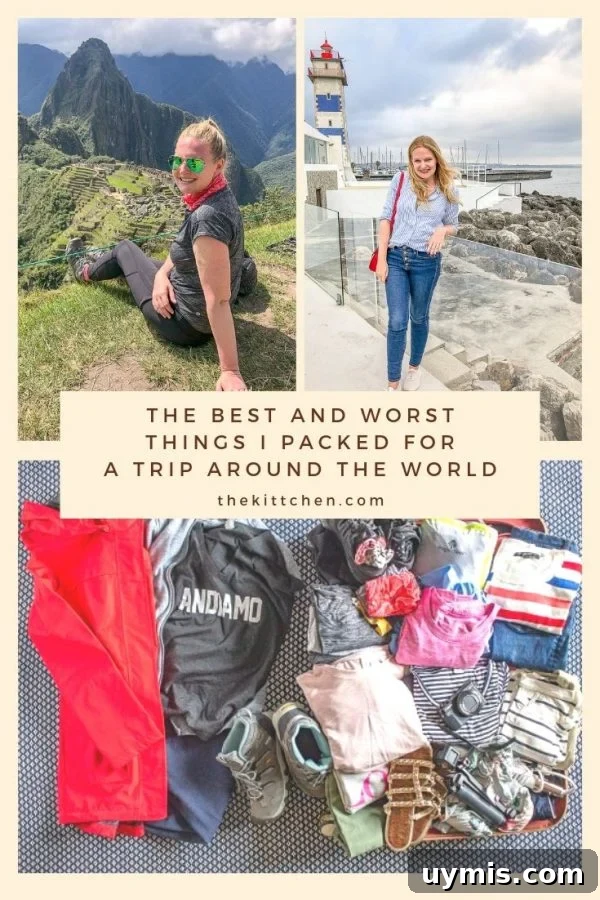 the best and worst Per request, today I am sharing the best and worst things that I packed for my 101-day trip around the world. Some things held up to being worn again and again, and some things got replaced mid-trip.