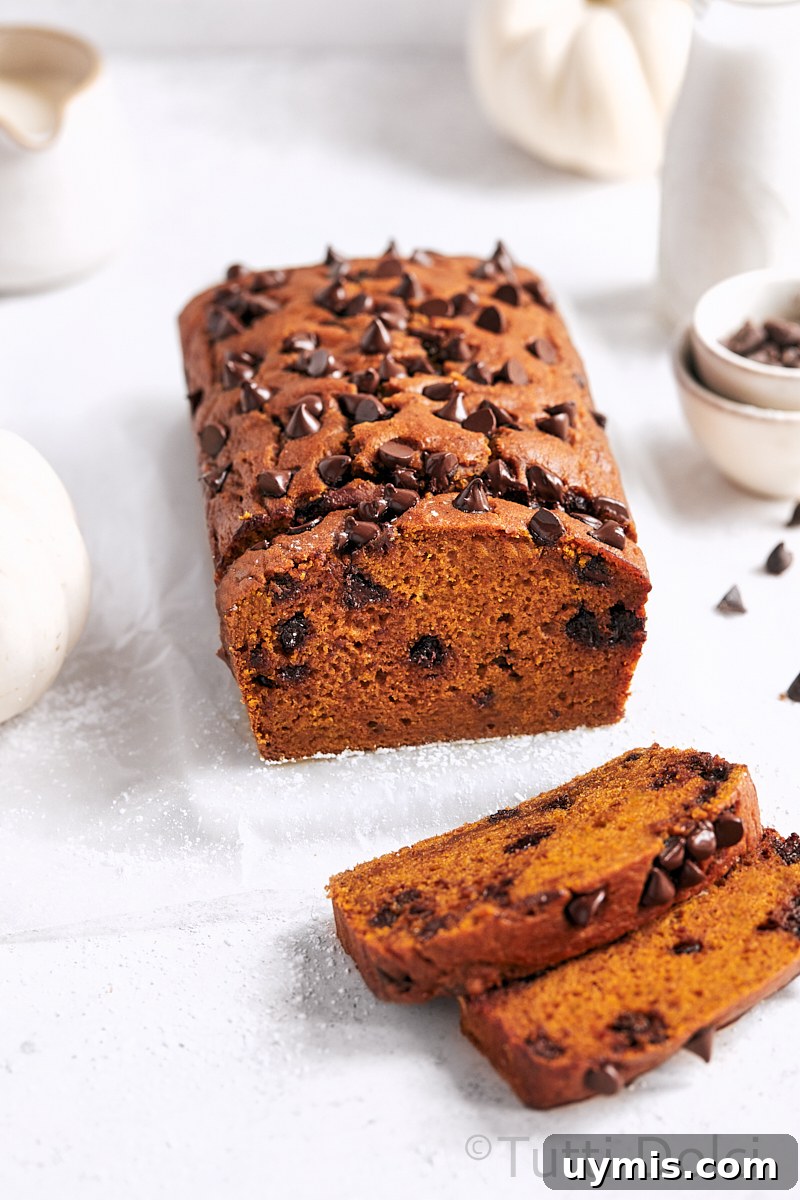Moist Pumpkin Chocolate Chip Bread Recipe 2 Pumpkin Chocolate Chip Bread